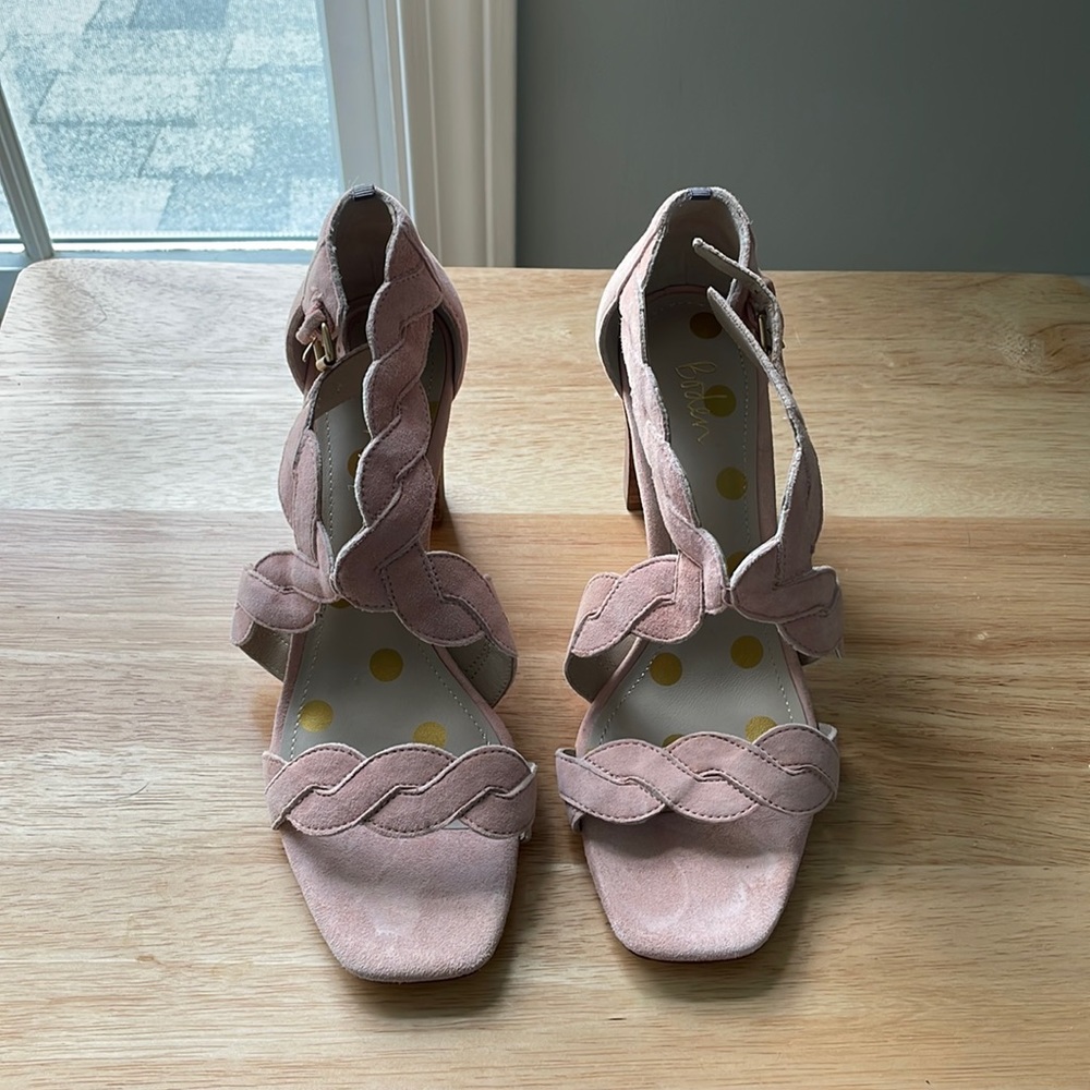 Boden sandals in rose.  Beautiful, new with box and never worn except to try on